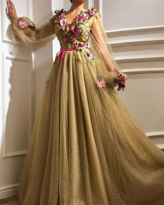Evening Prom Dresses with Long Sleeves    cg15787