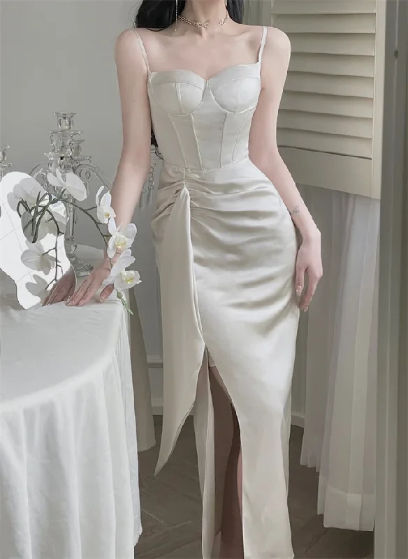 Sleeveless Midi Dress Summer New Women Spaghetti Strap Sexy Bodycon Ladies Elegant Evening Party Female Prom Robe Vestidos Sleeveless Midi Dress Summer New Women Spaghetti Strap Sexy Bodycon Ladies Elegant Evening Party Female Prom Robe Vestidos