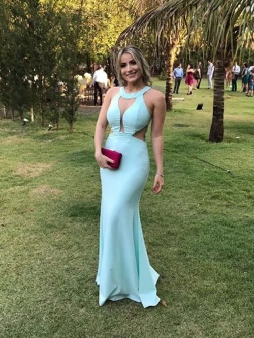 Simple Mermaid Long Prom Dress, Charming Prom Dress   cg15695