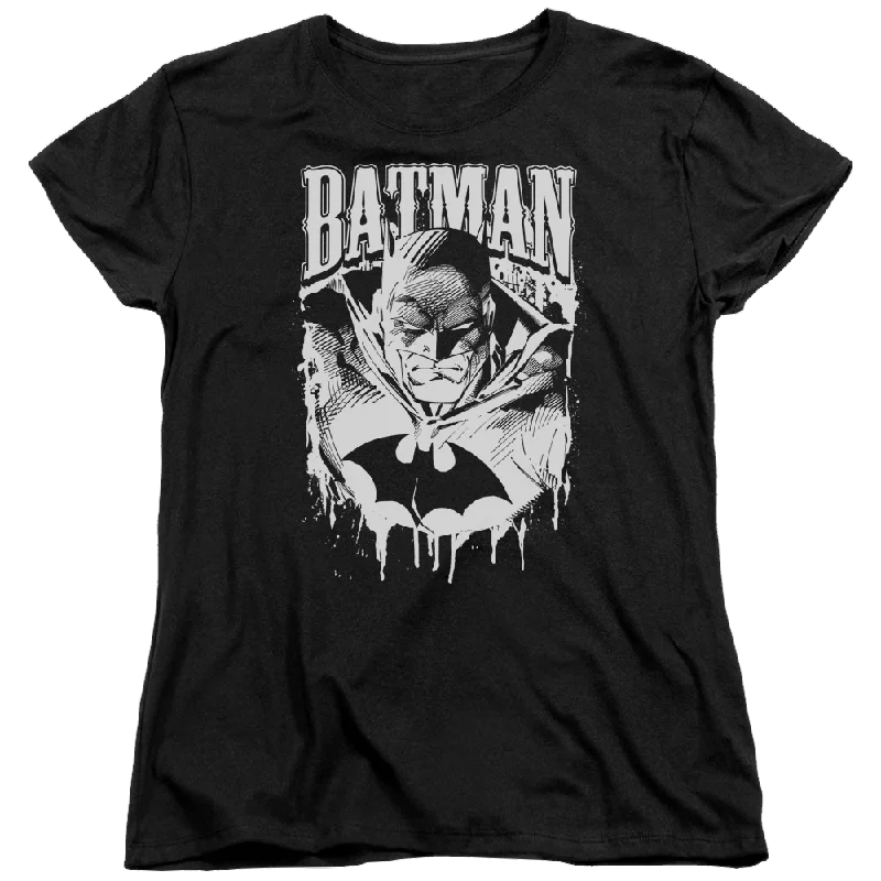 Batman Bat Metal - Women's T-Shirt Terry Blend Velvet Blend Canvas Blend