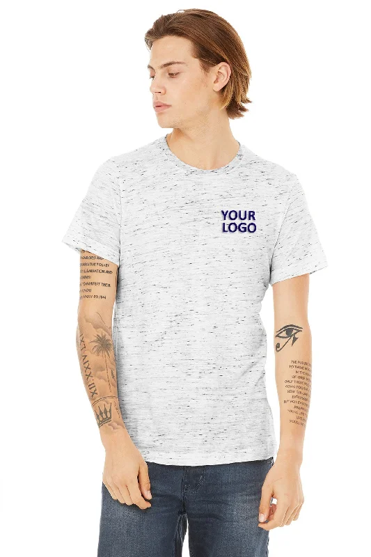 Bella Canvas Unisex Poly-Cotton T-Shirt, White Marble Thin T-Shirt Open Front Quick Dry Bella Canvas Unisex Poly-Cotton T-Shirt, White Marble Thin T-Shirt Open Front Quick Dry