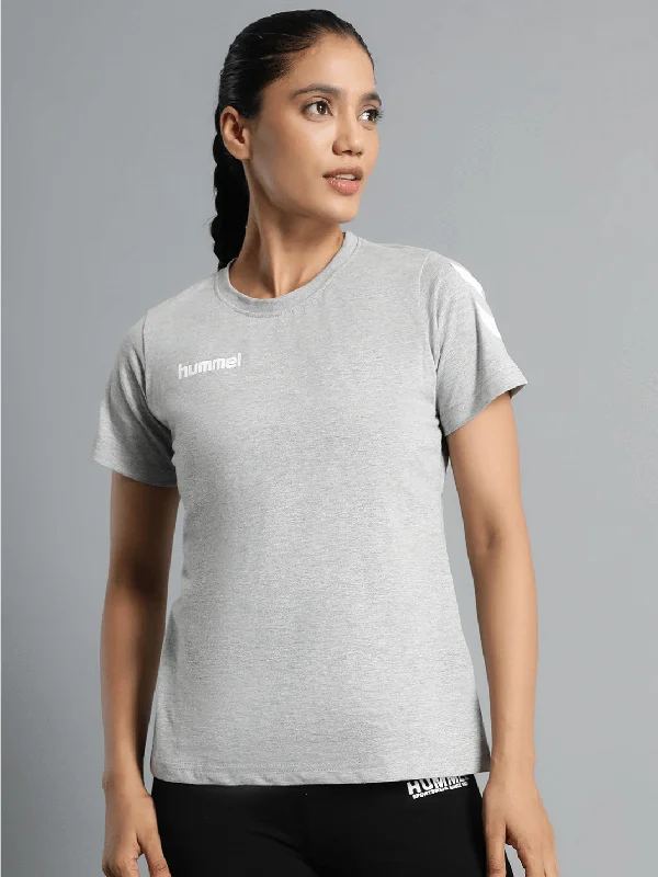 Go Cotton Round Neck Cotton Rich Half Sleeve Solid Regular fit Cottonpoly T-shirt for Women Comfortable soft Breathable Fabric Stretchable for Everyday Use Ideal for Casualwear Silk Blend Satin Velvet Go Cotton Round Neck Cotton Rich Half Sleeve Solid Regular fit Cottonpoly T-shirt for Women Comfortable soft Breathable Fabric Stretchable for Everyday Use Ideal for Casualwear Silk Blend Satin Velvet