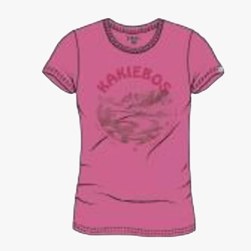 Kakiebos Womens Classic Fit Short Sleeve Tee Belogia Pink Collared Crew Neck Turtle Neck Kakiebos Womens Classic Fit Short Sleeve Tee Belogia Pink Collared Crew Neck Turtle Neck