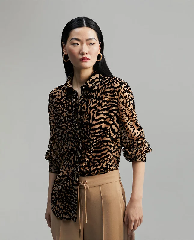 Animal print shirt Modern Contemporary Chic