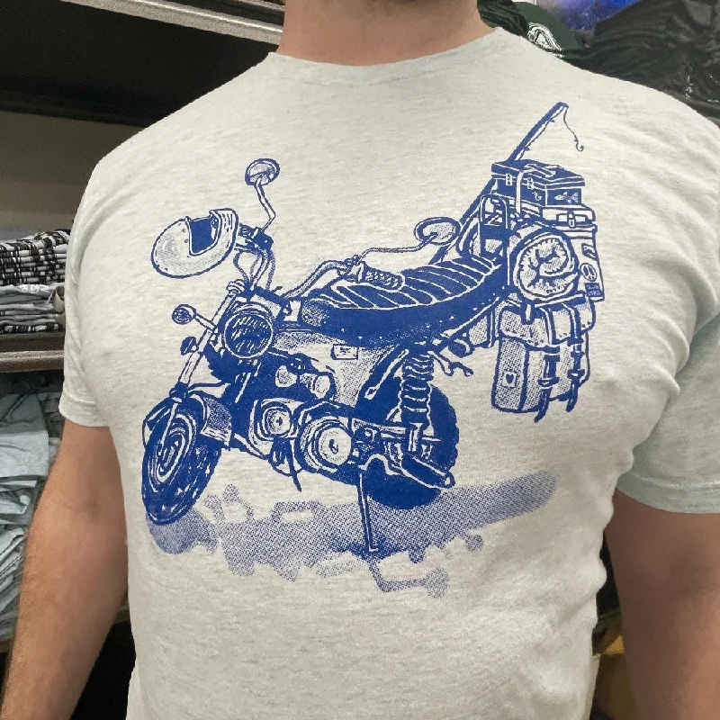 Minibike T Shirt Striped Floral Plaid