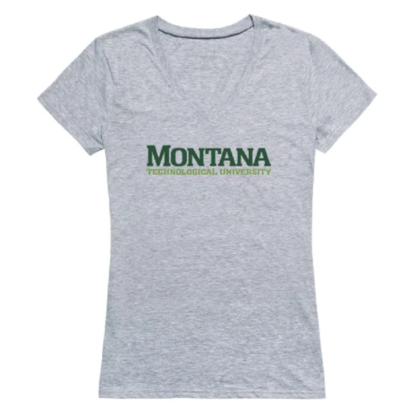 Montana Tech of the University of Montana Orediggers Womens Seal T-Shirt Fashionable Trendy Casual