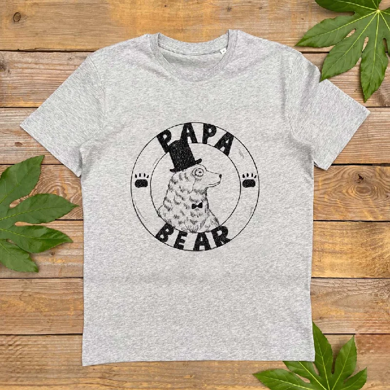 'Papa Bear' T-Shirt Layered Multi-layer Single Layer