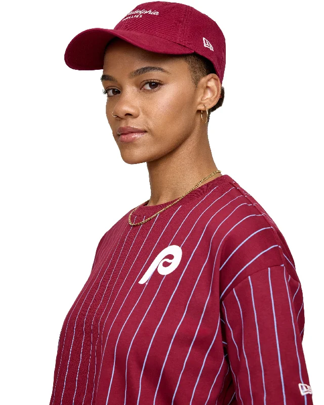 Philadelphia Phillies Throwback Women's T-Shirt Cashmere Blend Cotton Blend Poly Blend Philadelphia Phillies Throwback Women's T-Shirt Cashmere Blend Cotton Blend Poly Blend