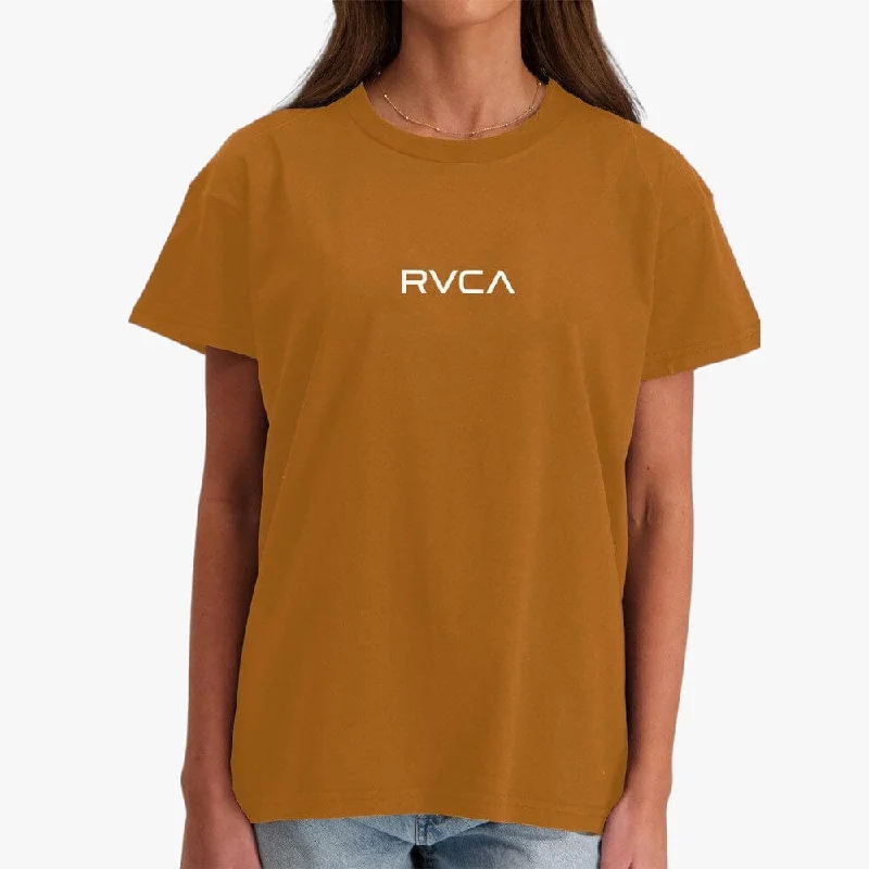 Rvca Womens Classic Short Sleeve Tee Rose Collared Crew Neck Turtle Neck