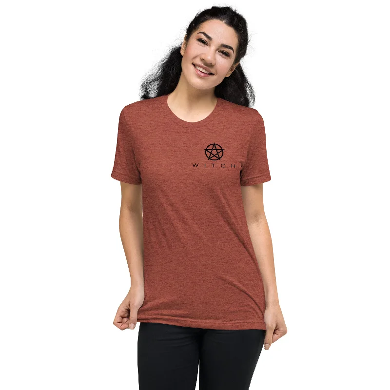 WITCH Pentagram Short sleeve t-shirt | Witchy Tshirts Oversized T-Shirt Spandex breathable WITCH Pentagram Short sleeve t-shirt | Witchy Tshirts Oversized T-Shirt Spandex breathable
